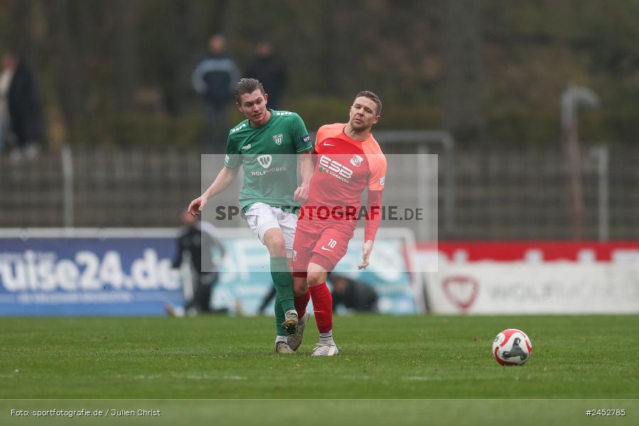 Willy-Sachs-Stadion, Schweinfurt, 09.11.2024, sport, action, Fussball, BFV, 19. Spieltag, Regionalliga Bayern, HAN, FCS, SpVgg Hankofen-Hailing, 1. FC Schweinfurt 1905 - Bild-ID: 2452785