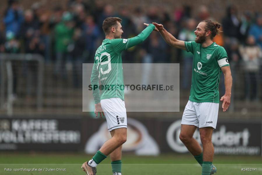 Willy-Sachs-Stadion, Schweinfurt, 09.11.2024, sport, action, Fussball, BFV, 19. Spieltag, Regionalliga Bayern, HAN, FCS, SpVgg Hankofen-Hailing, 1. FC Schweinfurt 1905 - Bild-ID: 2452791