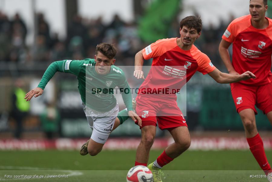 Willy-Sachs-Stadion, Schweinfurt, 09.11.2024, sport, action, Fussball, BFV, 19. Spieltag, Regionalliga Bayern, HAN, FCS, SpVgg Hankofen-Hailing, 1. FC Schweinfurt 1905 - Bild-ID: 2452818