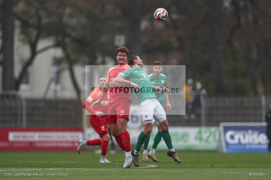 Willy-Sachs-Stadion, Schweinfurt, 09.11.2024, sport, action, Fussball, BFV, 19. Spieltag, Regionalliga Bayern, HAN, FCS, SpVgg Hankofen-Hailing, 1. FC Schweinfurt 1905 - Bild-ID: 2452821
