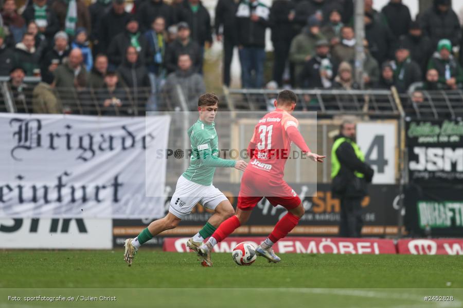 Willy-Sachs-Stadion, Schweinfurt, 09.11.2024, sport, action, Fussball, BFV, 19. Spieltag, Regionalliga Bayern, HAN, FCS, SpVgg Hankofen-Hailing, 1. FC Schweinfurt 1905 - Bild-ID: 2452828
