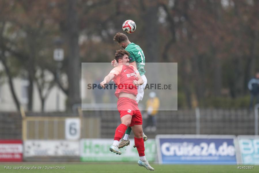 Willy-Sachs-Stadion, Schweinfurt, 09.11.2024, sport, action, Fussball, BFV, 19. Spieltag, Regionalliga Bayern, HAN, FCS, SpVgg Hankofen-Hailing, 1. FC Schweinfurt 1905 - Bild-ID: 2452837