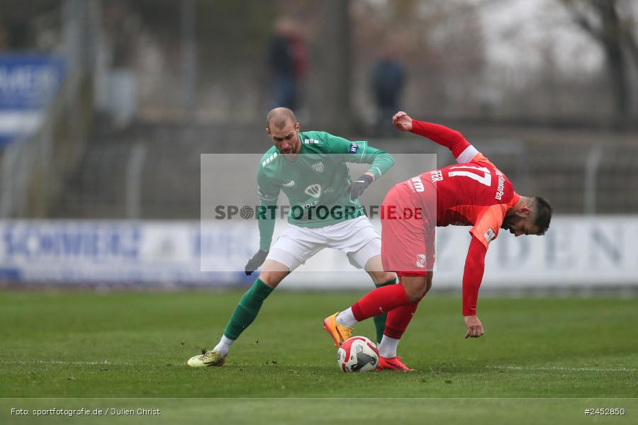 Willy-Sachs-Stadion, Schweinfurt, 09.11.2024, sport, action, Fussball, BFV, 19. Spieltag, Regionalliga Bayern, HAN, FCS, SpVgg Hankofen-Hailing, 1. FC Schweinfurt 1905 - Bild-ID: 2452850