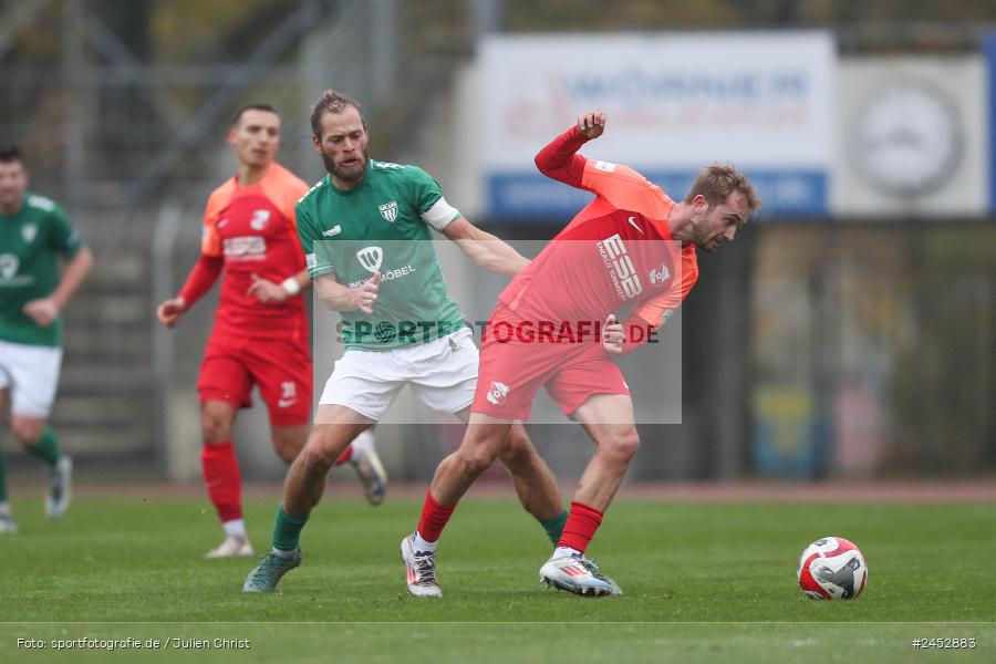 Willy-Sachs-Stadion, Schweinfurt, 09.11.2024, sport, action, Fussball, BFV, 19. Spieltag, Regionalliga Bayern, HAN, FCS, SpVgg Hankofen-Hailing, 1. FC Schweinfurt 1905 - Bild-ID: 2452883