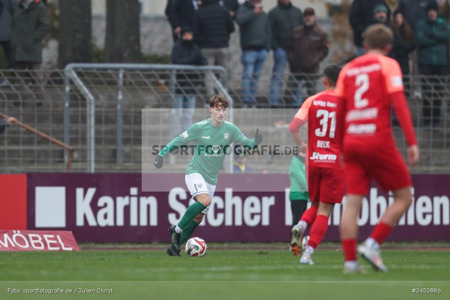 Willy-Sachs-Stadion, Schweinfurt, 09.11.2024, sport, action, Fussball, BFV, 19. Spieltag, Regionalliga Bayern, HAN, FCS, SpVgg Hankofen-Hailing, 1. FC Schweinfurt 1905 - Bild-ID: 2452886