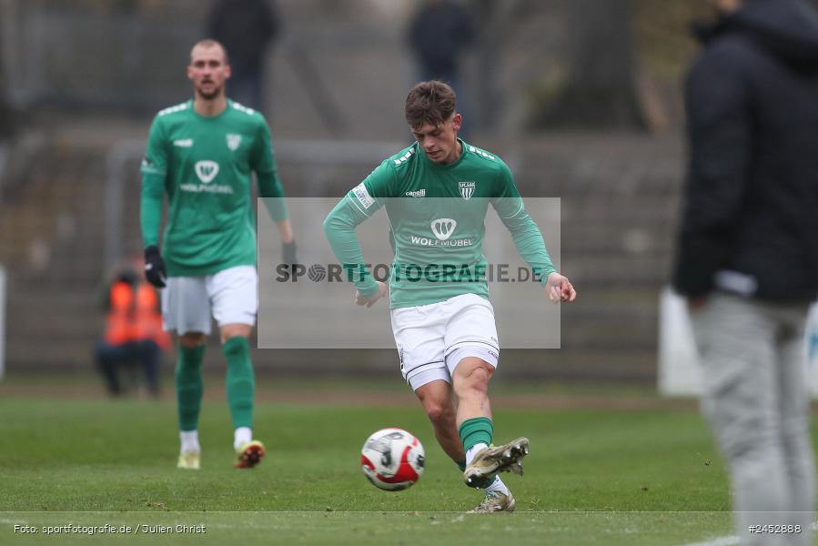 Willy-Sachs-Stadion, Schweinfurt, 09.11.2024, sport, action, Fussball, BFV, 19. Spieltag, Regionalliga Bayern, HAN, FCS, SpVgg Hankofen-Hailing, 1. FC Schweinfurt 1905 - Bild-ID: 2452888