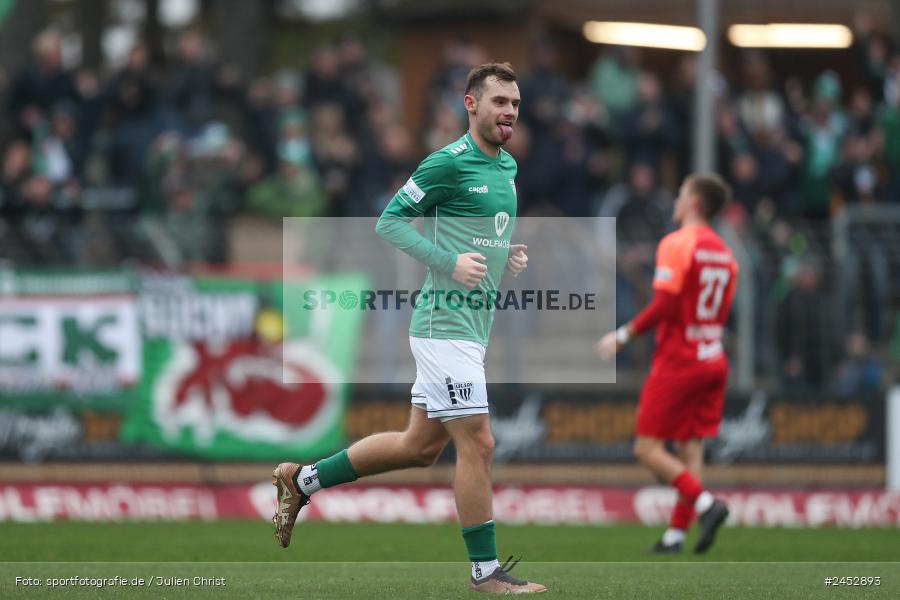 Willy-Sachs-Stadion, Schweinfurt, 09.11.2024, sport, action, Fussball, BFV, 19. Spieltag, Regionalliga Bayern, HAN, FCS, SpVgg Hankofen-Hailing, 1. FC Schweinfurt 1905 - Bild-ID: 2452893