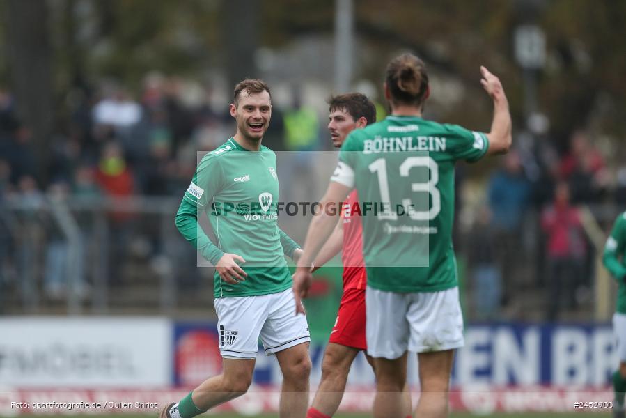 Willy-Sachs-Stadion, Schweinfurt, 09.11.2024, sport, action, Fussball, BFV, 19. Spieltag, Regionalliga Bayern, HAN, FCS, SpVgg Hankofen-Hailing, 1. FC Schweinfurt 1905 - Bild-ID: 2452900