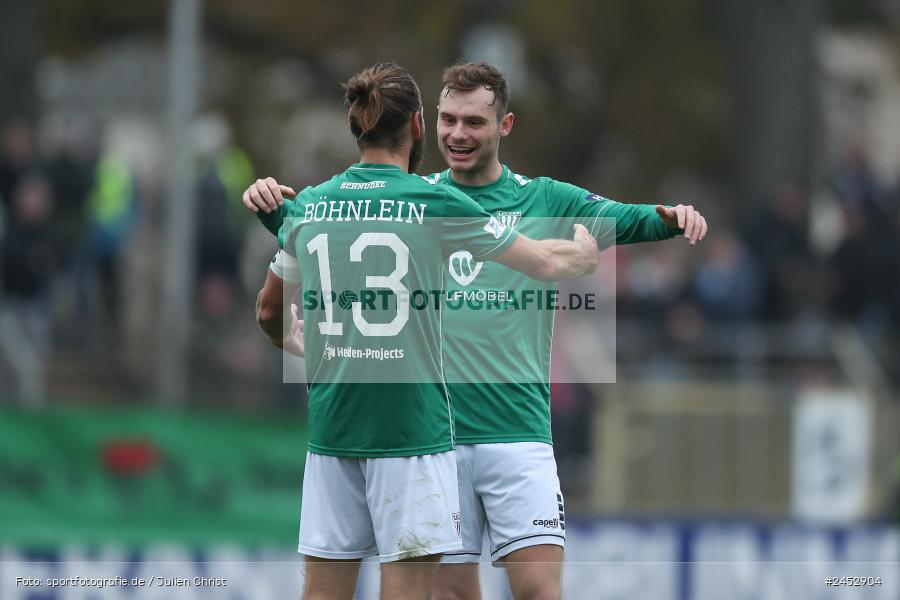 Willy-Sachs-Stadion, Schweinfurt, 09.11.2024, sport, action, Fussball, BFV, 19. Spieltag, Regionalliga Bayern, HAN, FCS, SpVgg Hankofen-Hailing, 1. FC Schweinfurt 1905 - Bild-ID: 2452904