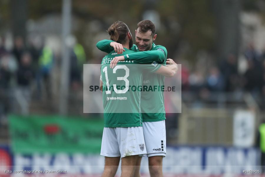 Willy-Sachs-Stadion, Schweinfurt, 09.11.2024, sport, action, Fussball, BFV, 19. Spieltag, Regionalliga Bayern, HAN, FCS, SpVgg Hankofen-Hailing, 1. FC Schweinfurt 1905 - Bild-ID: 2452905