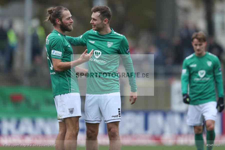 Willy-Sachs-Stadion, Schweinfurt, 09.11.2024, sport, action, Fussball, BFV, 19. Spieltag, Regionalliga Bayern, HAN, FCS, SpVgg Hankofen-Hailing, 1. FC Schweinfurt 1905 - Bild-ID: 2452907