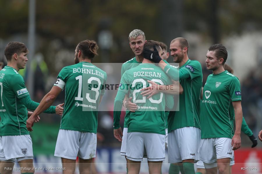 Willy-Sachs-Stadion, Schweinfurt, 09.11.2024, sport, action, Fussball, BFV, 19. Spieltag, Regionalliga Bayern, HAN, FCS, SpVgg Hankofen-Hailing, 1. FC Schweinfurt 1905 - Bild-ID: 2452916