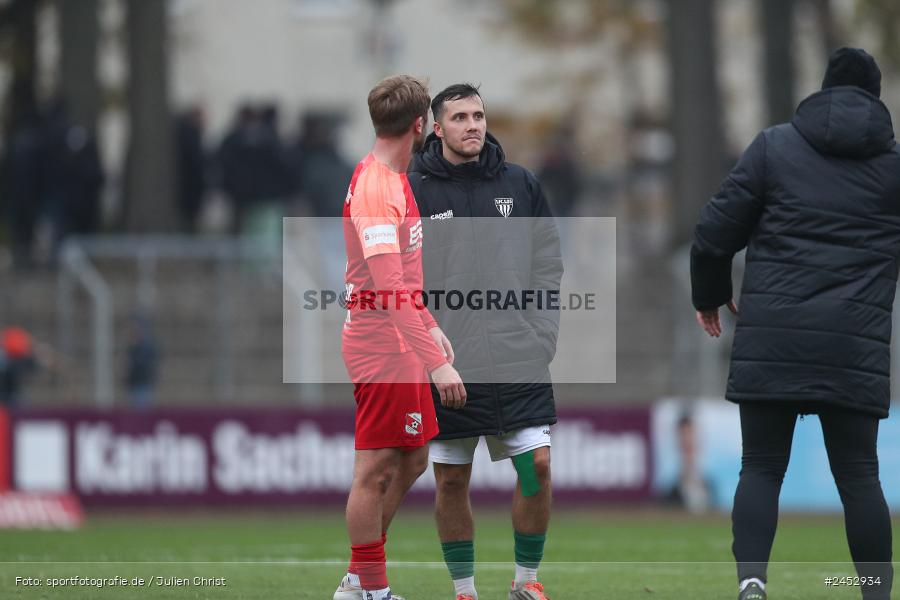 Willy-Sachs-Stadion, Schweinfurt, 09.11.2024, sport, action, Fussball, BFV, 19. Spieltag, Regionalliga Bayern, HAN, FCS, SpVgg Hankofen-Hailing, 1. FC Schweinfurt 1905 - Bild-ID: 2452934