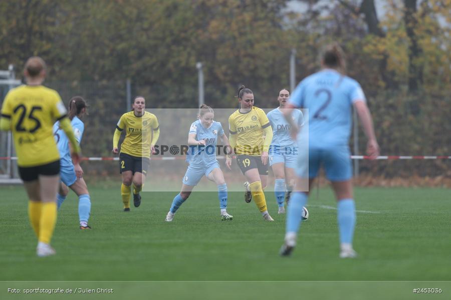 Sportanlage Sachsen Erlbachweg 9, Sachsen b. Ansbach, 10.11.2024, sport, action, Fussball, BFV, 10. Spieltag, 2. Frauen-Bundesliga, VFL, SV67, VfL Bochum 1848, SV 67 Weinberg - Bild-ID: 2453036 Sportanlage Sachsen Erlbachweg 9, Sachsen b. Ansbach, 10.11.2024, sport, action, Fussball, BFV, 10. Spieltag, 2. Frauen-Bundesliga, VFL, SV67, VfL Bochum 1848, SV 67 Weinberg - Bild-ID: 2453036
