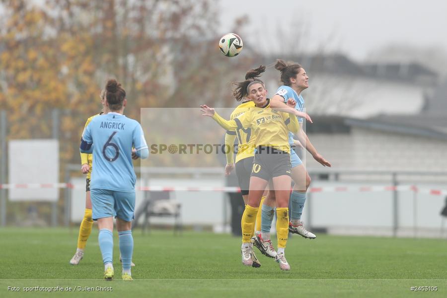 Sportanlage Sachsen Erlbachweg 9, Sachsen b. Ansbach, 10.11.2024, sport, action, Fussball, BFV, 10. Spieltag, 2. Frauen-Bundesliga, VFL, SV67, VfL Bochum 1848, SV 67 Weinberg - Bild-ID: 2453105 Sportanlage Sachsen Erlbachweg 9, Sachsen b. Ansbach, 10.11.2024, sport, action, Fussball, BFV, 10. Spieltag, 2. Frauen-Bundesliga, VFL, SV67, VfL Bochum 1848, SV 67 Weinberg - Bild-ID: 2453105