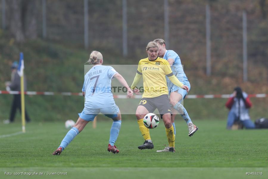 Sportanlage Sachsen Erlbachweg 9, Sachsen b. Ansbach, 10.11.2024, sport, action, Fussball, BFV, 10. Spieltag, 2. Frauen-Bundesliga, VFL, SV67, VfL Bochum 1848, SV 67 Weinberg - Bild-ID: 2453278