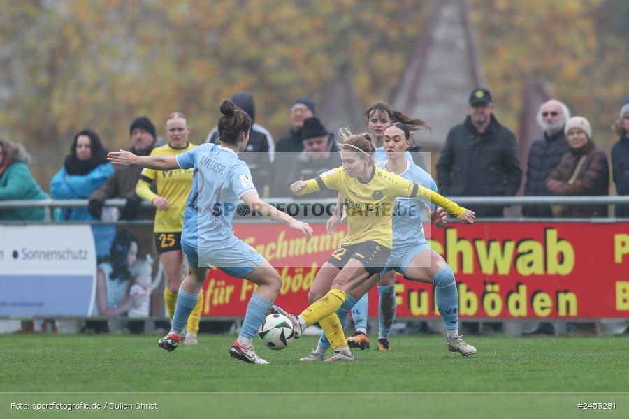 Sportanlage Sachsen Erlbachweg 9, Sachsen b. Ansbach, 10.11.2024, sport, action, Fussball, BFV, 10. Spieltag, 2. Frauen-Bundesliga, VFL, SV67, VfL Bochum 1848, SV 67 Weinberg - Bild-ID: 2453281