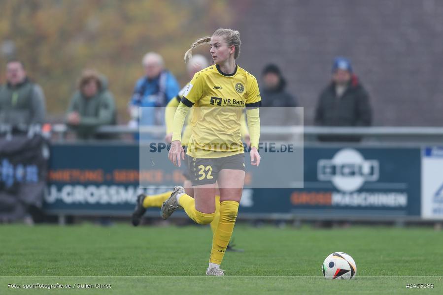 Sportanlage Sachsen Erlbachweg 9, Sachsen b. Ansbach, 10.11.2024, sport, action, Fussball, BFV, 10. Spieltag, 2. Frauen-Bundesliga, VFL, SV67, VfL Bochum 1848, SV 67 Weinberg - Bild-ID: 2453283