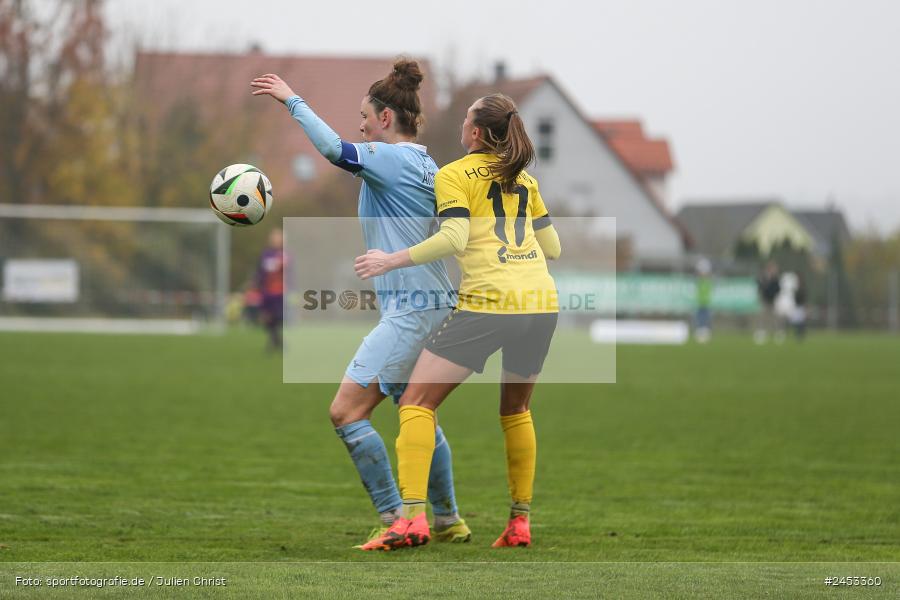 Sportanlage Sachsen Erlbachweg 9, Sachsen b. Ansbach, 10.11.2024, sport, action, Fussball, BFV, 10. Spieltag, 2. Frauen-Bundesliga, VFL, SV67, VfL Bochum 1848, SV 67 Weinberg - Bild-ID: 2453360
