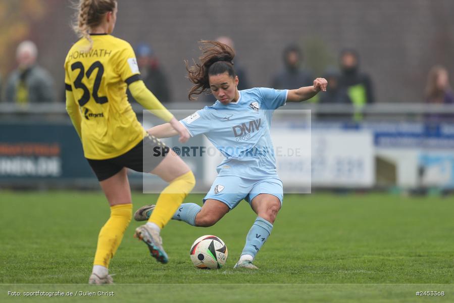 Sportanlage Sachsen Erlbachweg 9, Sachsen b. Ansbach, 10.11.2024, sport, action, Fussball, BFV, 10. Spieltag, 2. Frauen-Bundesliga, VFL, SV67, VfL Bochum 1848, SV 67 Weinberg - Bild-ID: 2453368