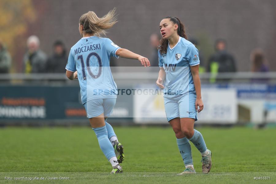 Sportanlage Sachsen Erlbachweg 9, Sachsen b. Ansbach, 10.11.2024, sport, action, Fussball, BFV, 10. Spieltag, 2. Frauen-Bundesliga, VFL, SV67, VfL Bochum 1848, SV 67 Weinberg - Bild-ID: 2453371