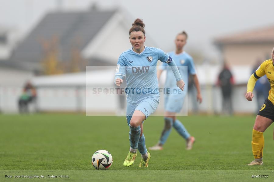 Sportanlage Sachsen Erlbachweg 9, Sachsen b. Ansbach, 10.11.2024, sport, action, Fussball, BFV, 10. Spieltag, 2. Frauen-Bundesliga, VFL, SV67, VfL Bochum 1848, SV 67 Weinberg - Bild-ID: 2453377