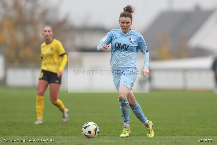 Sportanlage Sachsen Erlbachweg 9, Sachsen b. Ansbach, 10.11.2024, sport, action, Fussball, BFV, 10. Spieltag, 2. Frauen-Bundesliga, VFL, SV67, VfL Bochum 1848, SV 67 Weinberg - Bild-ID: 2453378