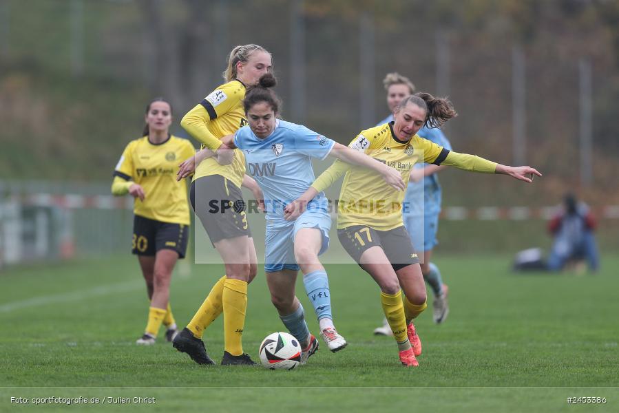 Sportanlage Sachsen Erlbachweg 9, Sachsen b. Ansbach, 10.11.2024, sport, action, Fussball, BFV, 10. Spieltag, 2. Frauen-Bundesliga, VFL, SV67, VfL Bochum 1848, SV 67 Weinberg - Bild-ID: 2453386