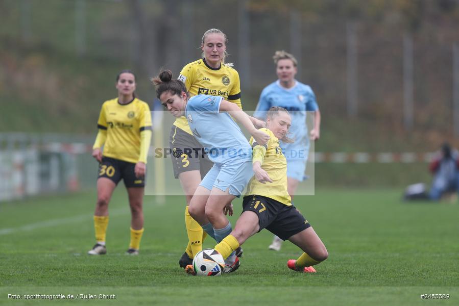 Sportanlage Sachsen Erlbachweg 9, Sachsen b. Ansbach, 10.11.2024, sport, action, Fussball, BFV, 10. Spieltag, 2. Frauen-Bundesliga, VFL, SV67, VfL Bochum 1848, SV 67 Weinberg - Bild-ID: 2453389