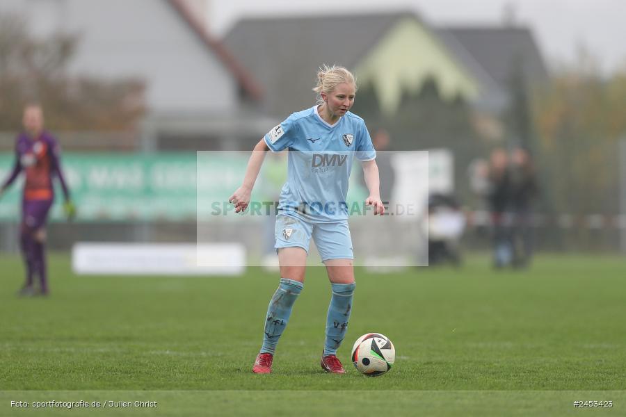 Sportanlage Sachsen Erlbachweg 9, Sachsen b. Ansbach, 10.11.2024, sport, action, Fussball, BFV, 10. Spieltag, 2. Frauen-Bundesliga, VFL, SV67, VfL Bochum 1848, SV 67 Weinberg - Bild-ID: 2453423 Sportanlage Sachsen Erlbachweg 9, Sachsen b. Ansbach, 10.11.2024, sport, action, Fussball, BFV, 10. Spieltag, 2. Frauen-Bundesliga, VFL, SV67, VfL Bochum 1848, SV 67 Weinberg - Bild-ID: 2453423