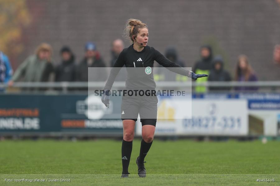 Sportanlage Sachsen Erlbachweg 9, Sachsen b. Ansbach, 10.11.2024, sport, action, Fussball, BFV, 10. Spieltag, 2. Frauen-Bundesliga, VFL, SV67, VfL Bochum 1848, SV 67 Weinberg - Bild-ID: 2453465 Sportanlage Sachsen Erlbachweg 9, Sachsen b. Ansbach, 10.11.2024, sport, action, Fussball, BFV, 10. Spieltag, 2. Frauen-Bundesliga, VFL, SV67, VfL Bochum 1848, SV 67 Weinberg - Bild-ID: 2453465
