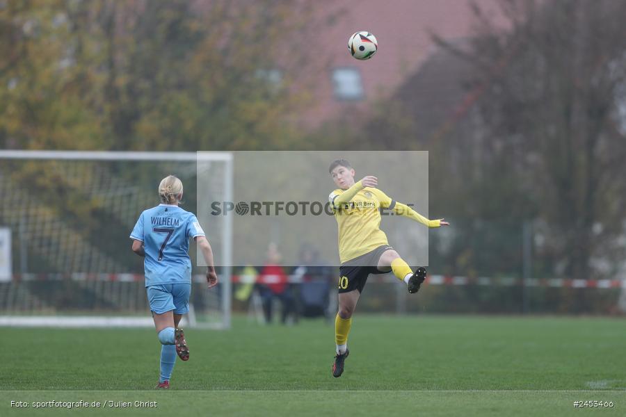 Sportanlage Sachsen Erlbachweg 9, Sachsen b. Ansbach, 10.11.2024, sport, action, Fussball, BFV, 10. Spieltag, 2. Frauen-Bundesliga, VFL, SV67, VfL Bochum 1848, SV 67 Weinberg - Bild-ID: 2453466