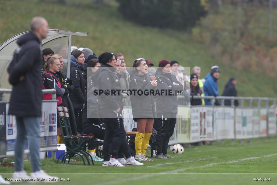 Sportanlage Sachsen Erlbachweg 9, Sachsen b. Ansbach, 10.11.2024, sport, action, Fussball, BFV, 10. Spieltag, 2. Frauen-Bundesliga, VFL, SV67, VfL Bochum 1848, SV 67 Weinberg - Bild-ID: 2453468 Sportanlage Sachsen Erlbachweg 9, Sachsen b. Ansbach, 10.11.2024, sport, action, Fussball, BFV, 10. Spieltag, 2. Frauen-Bundesliga, VFL, SV67, VfL Bochum 1848, SV 67 Weinberg - Bild-ID: 2453468