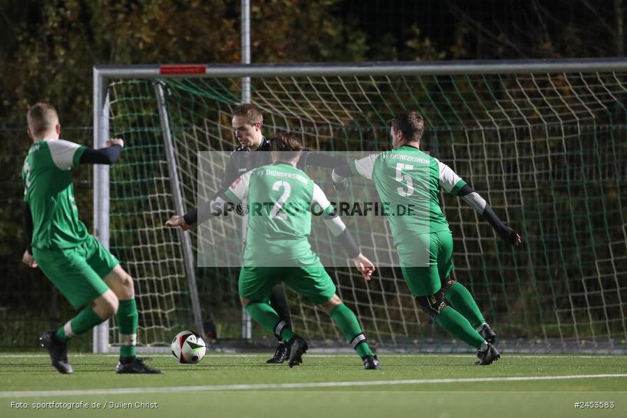 sport, action, TuS Frammersbach II, Thüngersheim, TUS, Sportgelände, Kreisliga Würzburg Gr. 2, Fussball, FVT, FV Thüngersheim, BFV, 19. Spieltag, 15.11.2024 - Bild-ID: 2453583