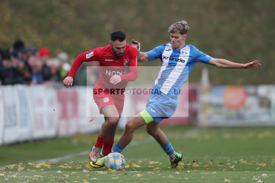 NGN-Arena, Aubstadt, 16.11.2024, sport, action, Fussball, BFV, 20. Spieltag, Regionalliga Bayern, FVI, AUB, FV Illertissen, TSV Aubstadt - Bild-ID: 2453671