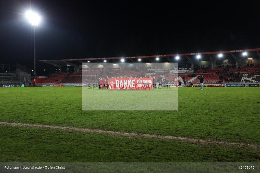 AKON Arena, Würzburg, 15.11.2024, sport, action, Fussball, BFV, 20. Spieltag, Regionalliga Bayern, SVW, FWK, SV Wacker Burghausen, FC Würzburger Kickers - Bild-ID: 2453695