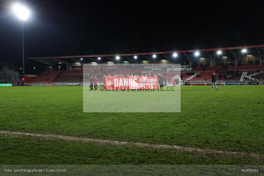 AKON Arena, Würzburg, 15.11.2024, sport, action, Fussball, BFV, 20. Spieltag, Regionalliga Bayern, SVW, FWK, SV Wacker Burghausen, FC Würzburger Kickers - Bild-ID: 2453696