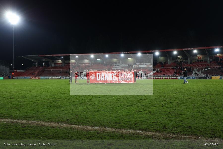 AKON Arena, Würzburg, 15.11.2024, sport, action, Fussball, BFV, 20. Spieltag, Regionalliga Bayern, SVW, FWK, SV Wacker Burghausen, FC Würzburger Kickers - Bild-ID: 2453698