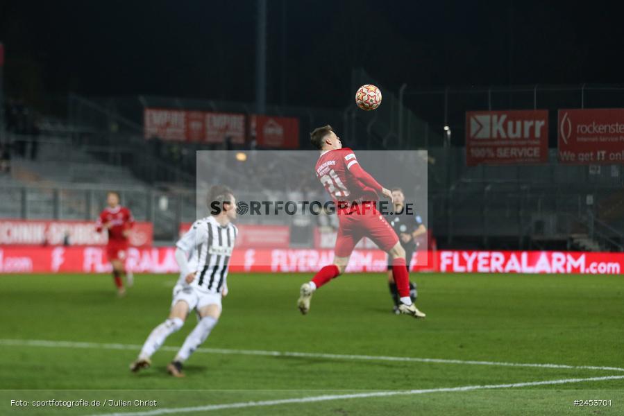 AKON Arena, Würzburg, 15.11.2024, sport, action, Fussball, BFV, 20. Spieltag, Regionalliga Bayern, SVW, FWK, SV Wacker Burghausen, FC Würzburger Kickers - Bild-ID: 2453701