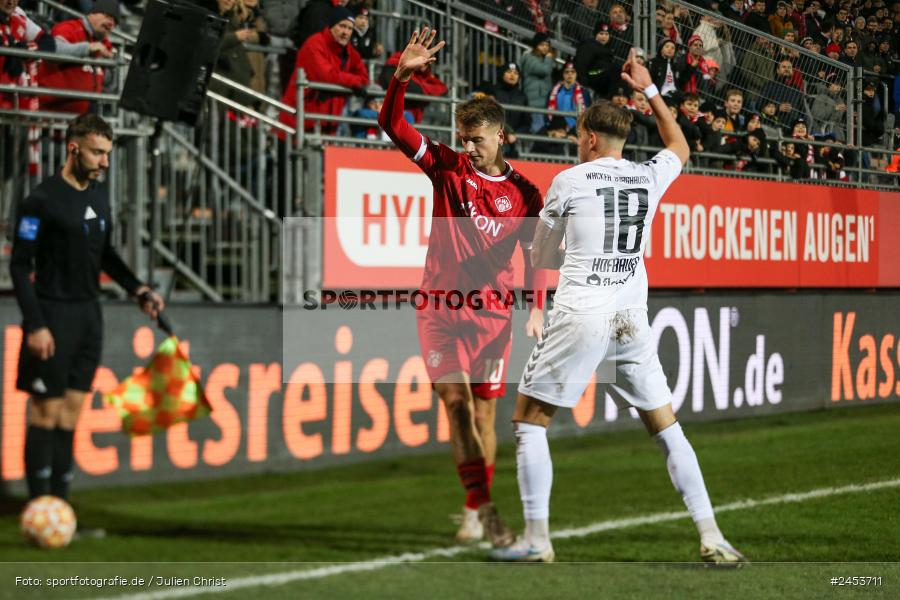 AKON Arena, Würzburg, 15.11.2024, sport, action, Fussball, BFV, 20. Spieltag, Regionalliga Bayern, SVW, FWK, SV Wacker Burghausen, FC Würzburger Kickers - Bild-ID: 2453711