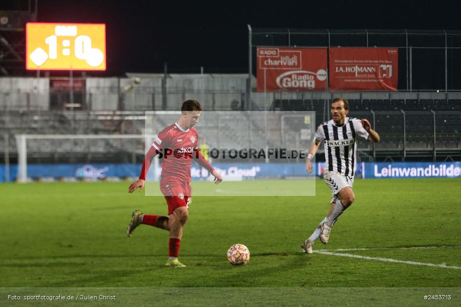 AKON Arena, Würzburg, 15.11.2024, sport, action, Fussball, BFV, 20. Spieltag, Regionalliga Bayern, SVW, FWK, SV Wacker Burghausen, FC Würzburger Kickers - Bild-ID: 2453713