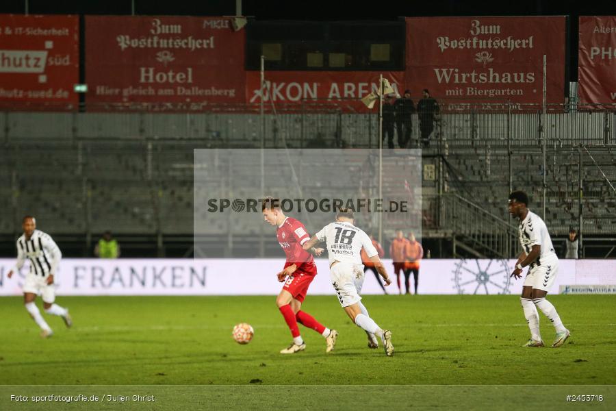 AKON Arena, Würzburg, 15.11.2024, sport, action, Fussball, BFV, 20. Spieltag, Regionalliga Bayern, SVW, FWK, SV Wacker Burghausen, FC Würzburger Kickers - Bild-ID: 2453718