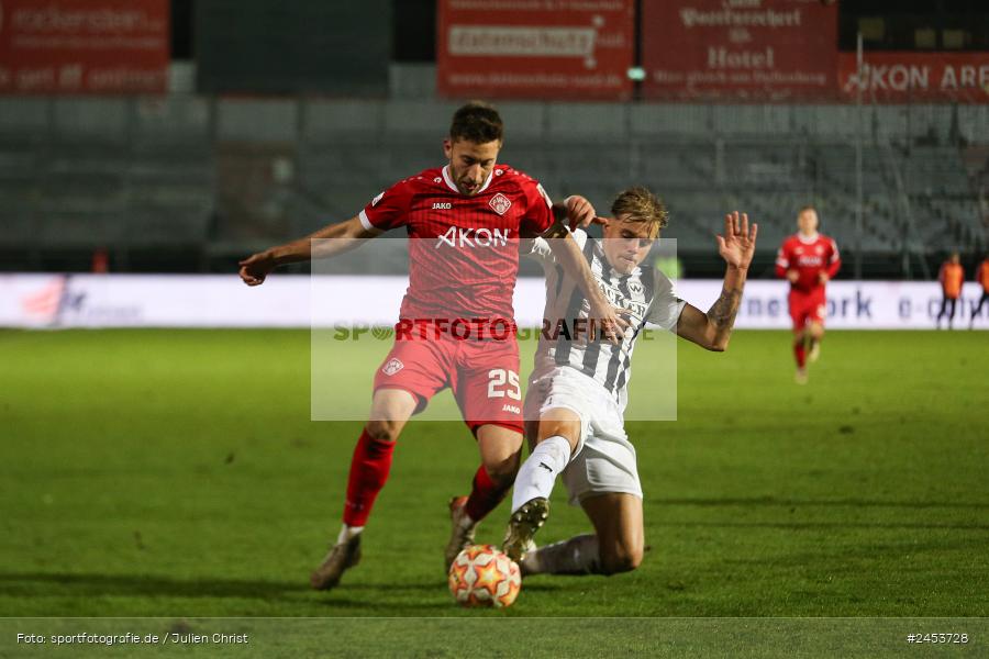 AKON Arena, Würzburg, 15.11.2024, sport, action, Fussball, BFV, 20. Spieltag, Regionalliga Bayern, SVW, FWK, SV Wacker Burghausen, FC Würzburger Kickers - Bild-ID: 2453728