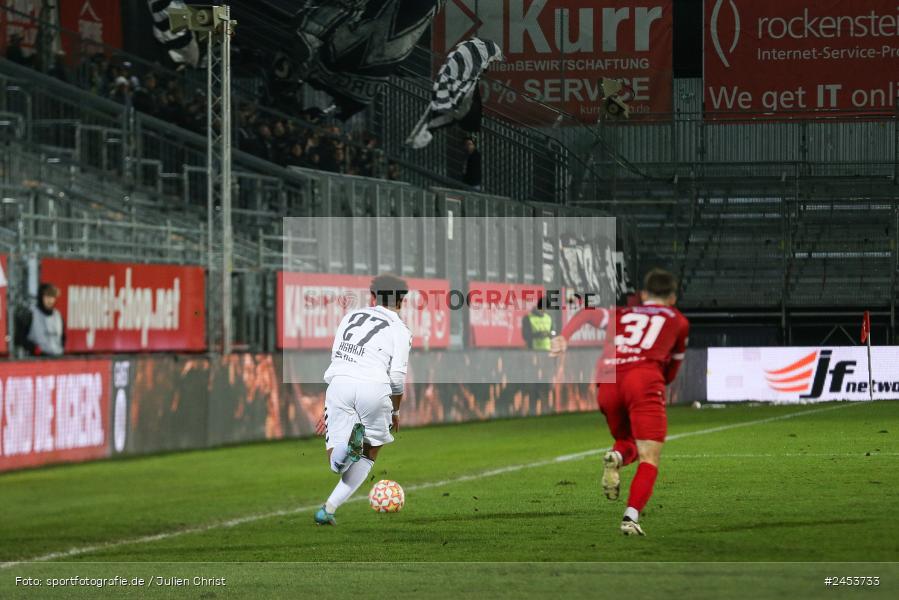AKON Arena, Würzburg, 15.11.2024, sport, action, Fussball, BFV, 20. Spieltag, Regionalliga Bayern, SVW, FWK, SV Wacker Burghausen, FC Würzburger Kickers - Bild-ID: 2453733