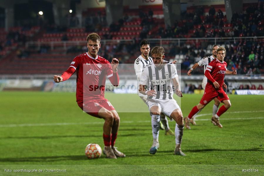 AKON Arena, Würzburg, 15.11.2024, sport, action, Fussball, BFV, 20. Spieltag, Regionalliga Bayern, SVW, FWK, SV Wacker Burghausen, FC Würzburger Kickers - Bild-ID: 2453734