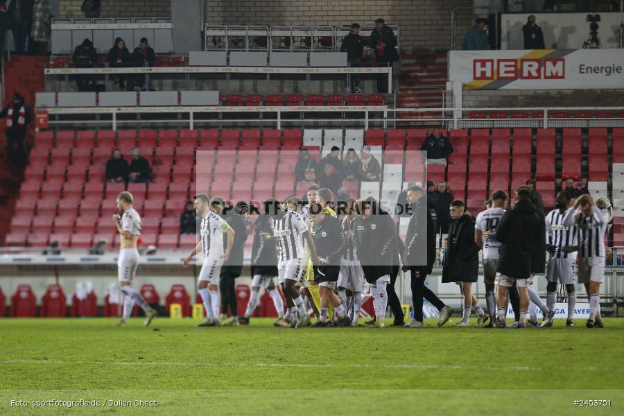 AKON Arena, Würzburg, 15.11.2024, sport, action, Fussball, BFV, 20. Spieltag, Regionalliga Bayern, SVW, FWK, SV Wacker Burghausen, FC Würzburger Kickers - Bild-ID: 2453751