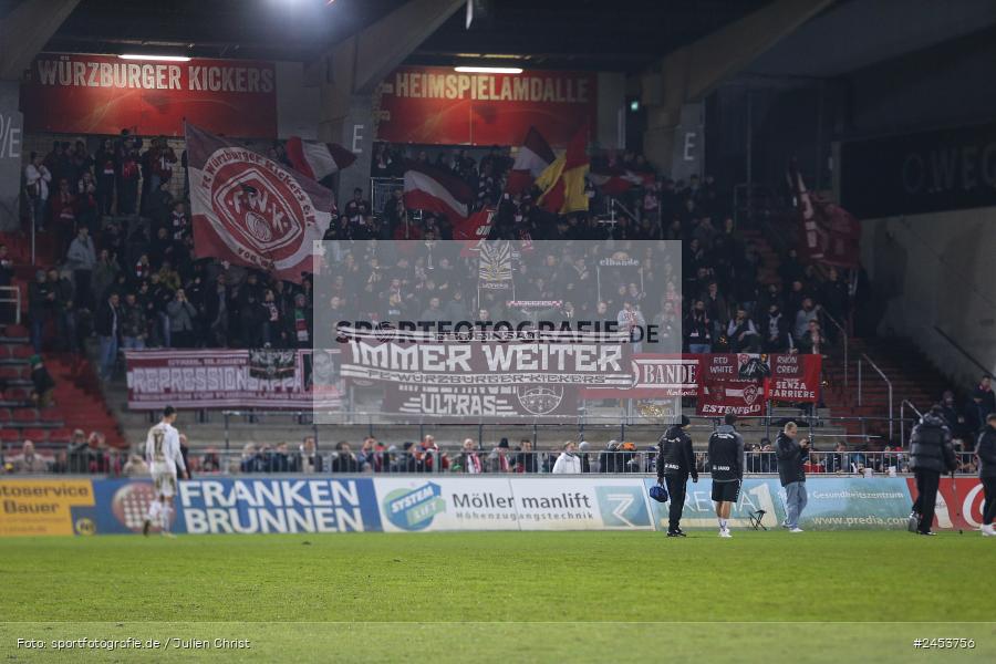 AKON Arena, Würzburg, 15.11.2024, sport, action, Fussball, BFV, 20. Spieltag, Regionalliga Bayern, SVW, FWK, SV Wacker Burghausen, FC Würzburger Kickers - Bild-ID: 2453756