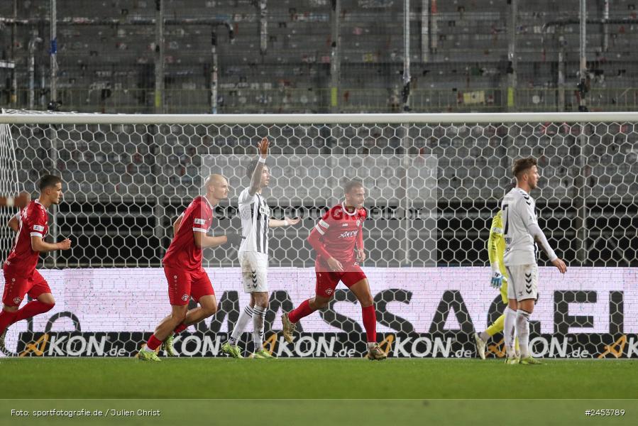AKON Arena, Würzburg, 15.11.2024, sport, action, Fussball, BFV, 20. Spieltag, Regionalliga Bayern, SVW, FWK, SV Wacker Burghausen, FC Würzburger Kickers - Bild-ID: 2453789