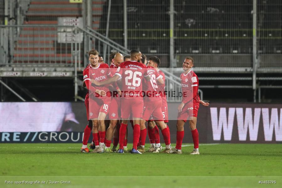AKON Arena, Würzburg, 15.11.2024, sport, action, Fussball, BFV, 20. Spieltag, Regionalliga Bayern, SVW, FWK, SV Wacker Burghausen, FC Würzburger Kickers - Bild-ID: 2453795