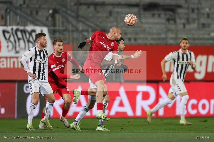 AKON Arena, Würzburg, 15.11.2024, sport, action, Fussball, BFV, 20. Spieltag, Regionalliga Bayern, SVW, FWK, SV Wacker Burghausen, FC Würzburger Kickers - Bild-ID: 2453828
